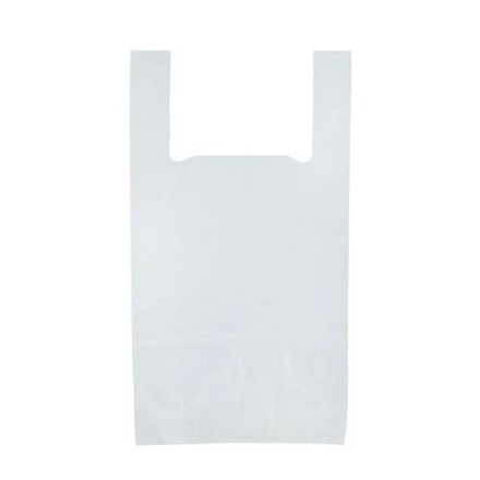 Пакет майка ПНД 28см+12см*50см 12мк Белая