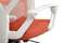 Кресло Oliver RCH W-203AC Белый пластик/Оранжевый