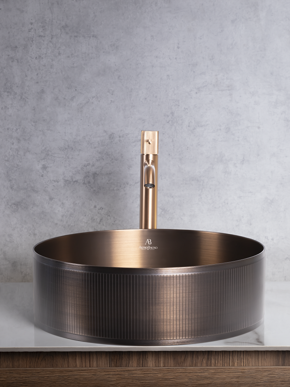 Раковина AltroBagno Costoso 001008 BrAn из нержавеющей стали