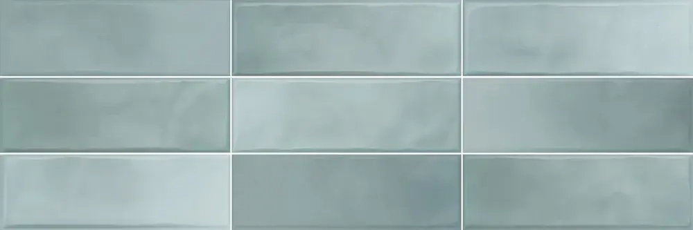 Настенная плитка Alma Ceramica TWU11STL101 Style 200x600 зеленая глянцевая моноколор
