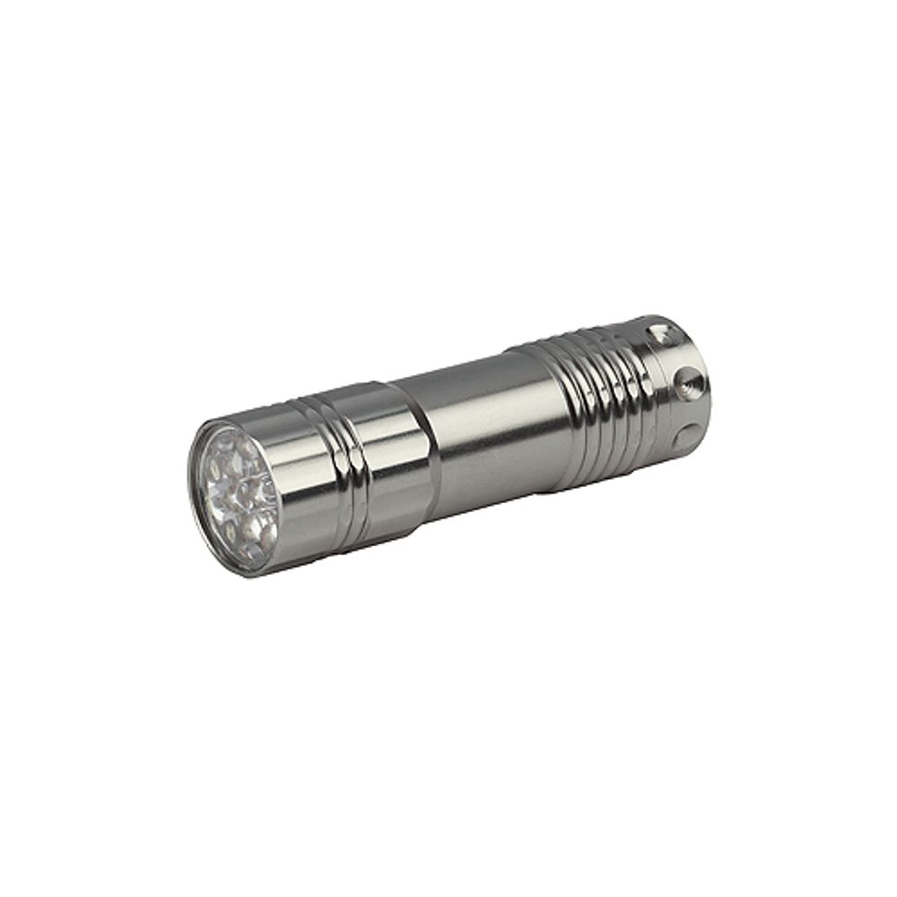 Светодиодный фонарь Трофи TM9 ручной на батарейках алюминиевый