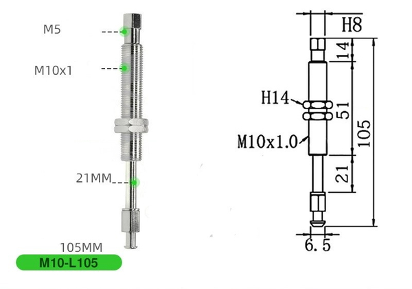 Zpt2-j20-b5-a10 can rotate l105 (small head)