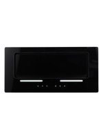 Вытяжка кухонная LedyDC-60GT (BLACK) черный, D150мм,1100м3/ч, полновстраиваемая, ИНВЕРТОРНЫЙ Мотор 110Ватт (Энергетическая эфф-ть класс А+), стекло 60см, сенсорное управление + управление жестами (MACBI)