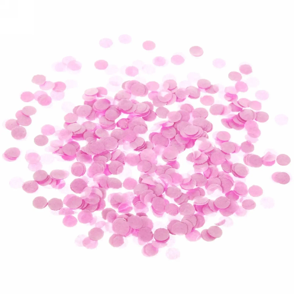 Конфетти «Круги розовые» 10 г, бумага