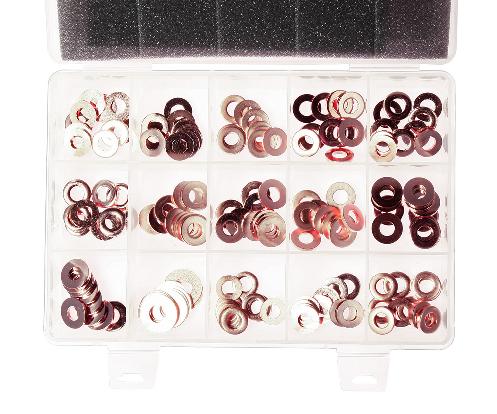 Шайба медная под форсунки (в боксе) 150шт. JTC