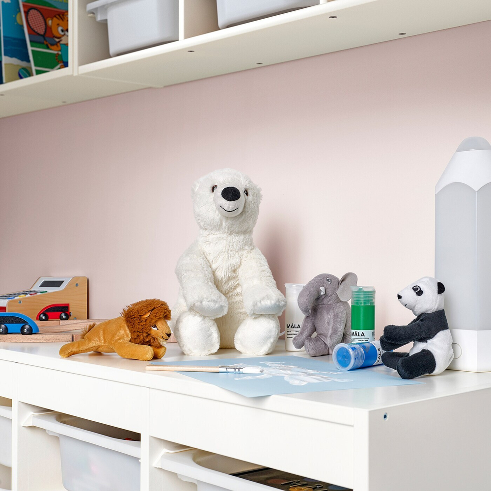 IKEA SNUTTIG  (ИКЕА СНУТТИГ)  -  Белый белый медведь из плюша, 29 см