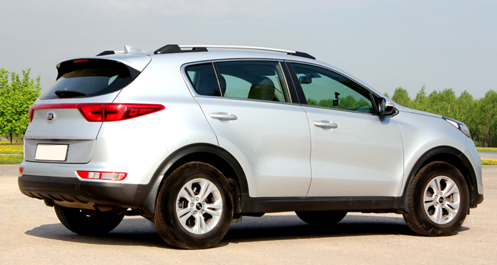 Рейлинги для а/м KIA SPORTAGE (2016- ) черный 0237-БП-02