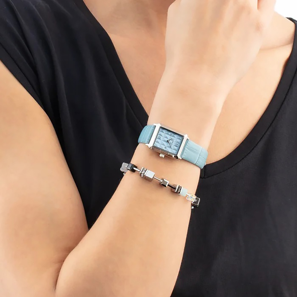 Набор часы и браслет Coeur de Lion Light Blue-Silver 7670/53-0741