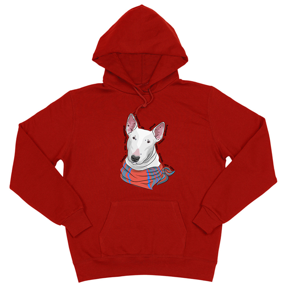 Толстовка "Бультерьер любит тебя больше себя"