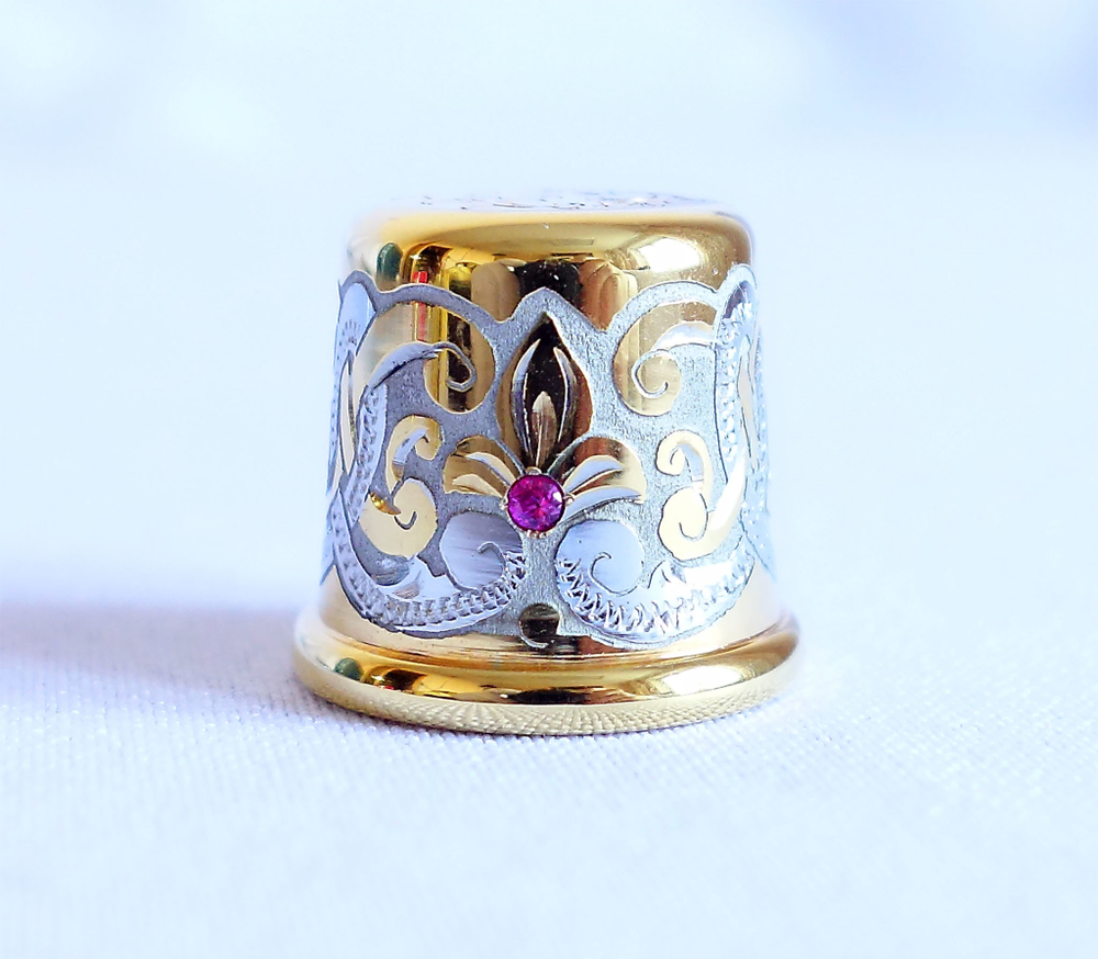 Наперсток "Расписной узор" в ассортименте