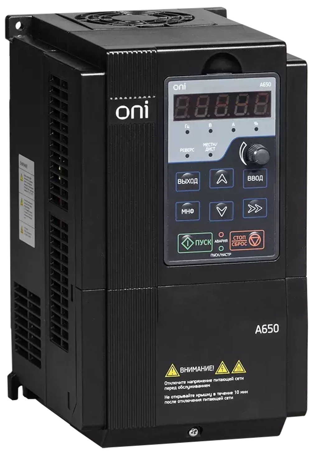 Преобразователь частоты ONI A650 380В 3Ф 2,2kW 5,5А