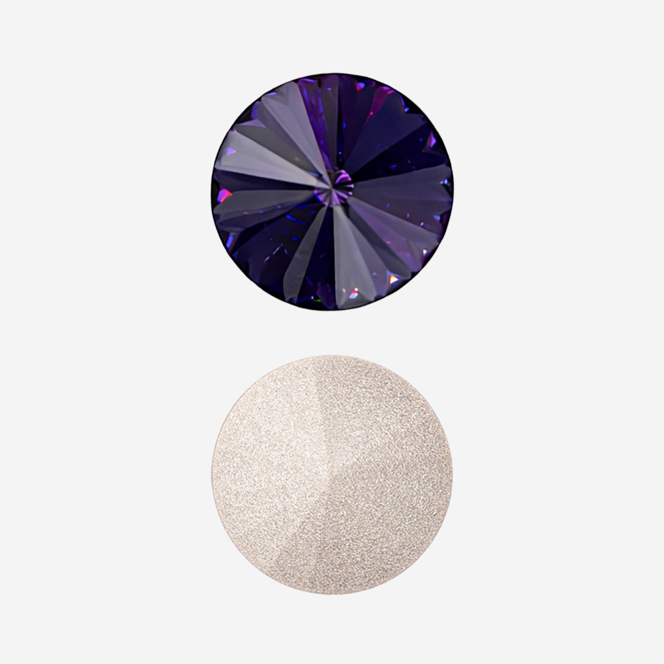 Кристалл Риволи (Rivoli), оттенок "Пурпурный"/"Purple Velvet", 12мм
