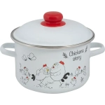 Кастрюля эмал цил Chickens’stories 3,0л ТМ FOOD ATELIER