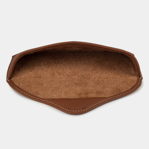 Футляр для очков Vision из кожи теленка, цвета карамели