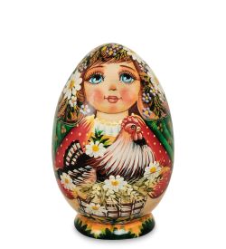 Народные промыслы МР-16/13 Матрешка-Яйцо 3м «Мария с курицей»