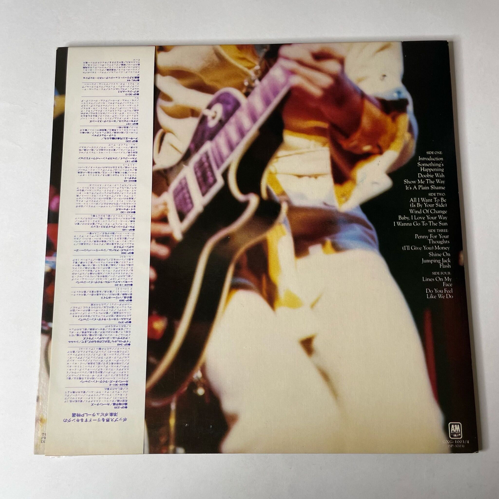 Винтажная виниловая пластинка LP Peter Frampton Comes Alive (Japan 1976) (Obi) Doobie Wah