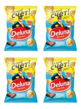 Кукурузные снеки Deluna Ракушки со вкусом барбекю 85 г x 4 шт