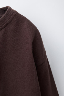 ZARA ФУТБОЛКА С ВЕЛЬВЕТОВОЙ НАШИВКОЙ MIFFY™ MERCIS BV ©, ШОКОЛАДНЫЙ