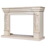 Портал Real Flame Diva 33 WT Белый дуб с золотой патиной