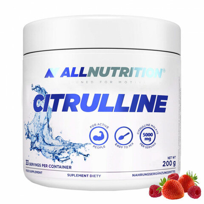Аминокислота All Nutrition Citrulline Malate 200 г малина-клубника