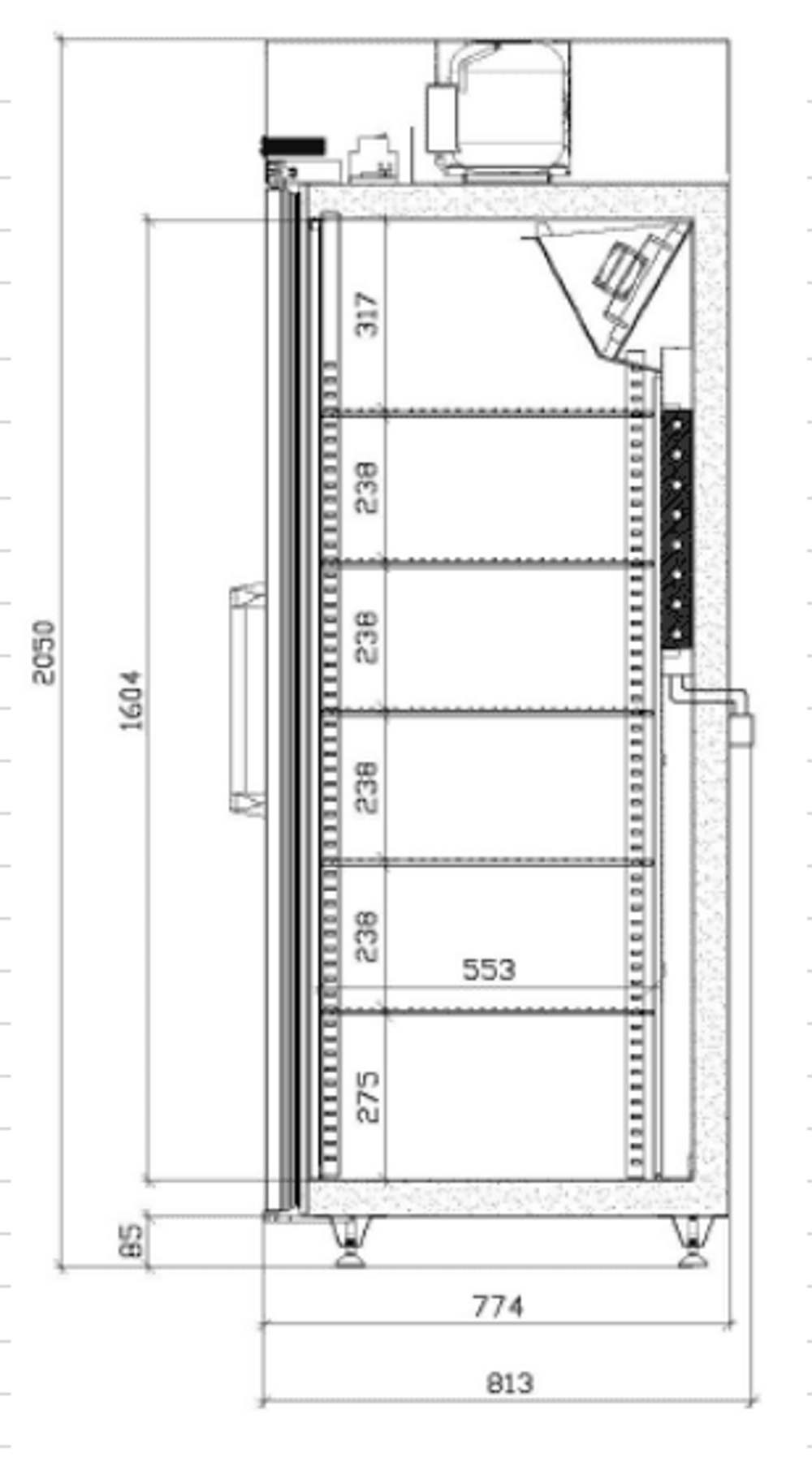 Холодильный шкаф «АРКТИКА» 1500х800х2050 1400л
