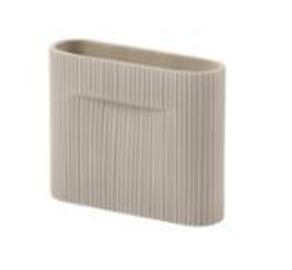 Ваза MUUTO фаянс/beige 200х50х170h коллекция Ridge
