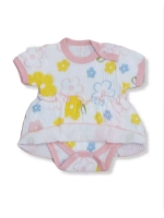 Платье-боди муслин для девочки летнее