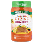 Nature's Truth, Just 4 Kids, жевательные мармеладки с витамином C и цинком, с натуральным вкусом лимона, 60 жевательных таблеток