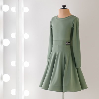 Standart 4-01-05-C | Рейтинговое платье годе для спортивных бальных танцев | Vasileva Dance