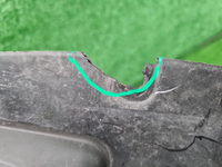 Пыльник бампера правый BMW X6 G06 (19-23) M-paket