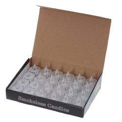 GAEM Изделие декоративное "Свеча" (подсветка, 3xLR54) (блок 24шт), D 3.5 см, L3,5 W3,5 H5 см