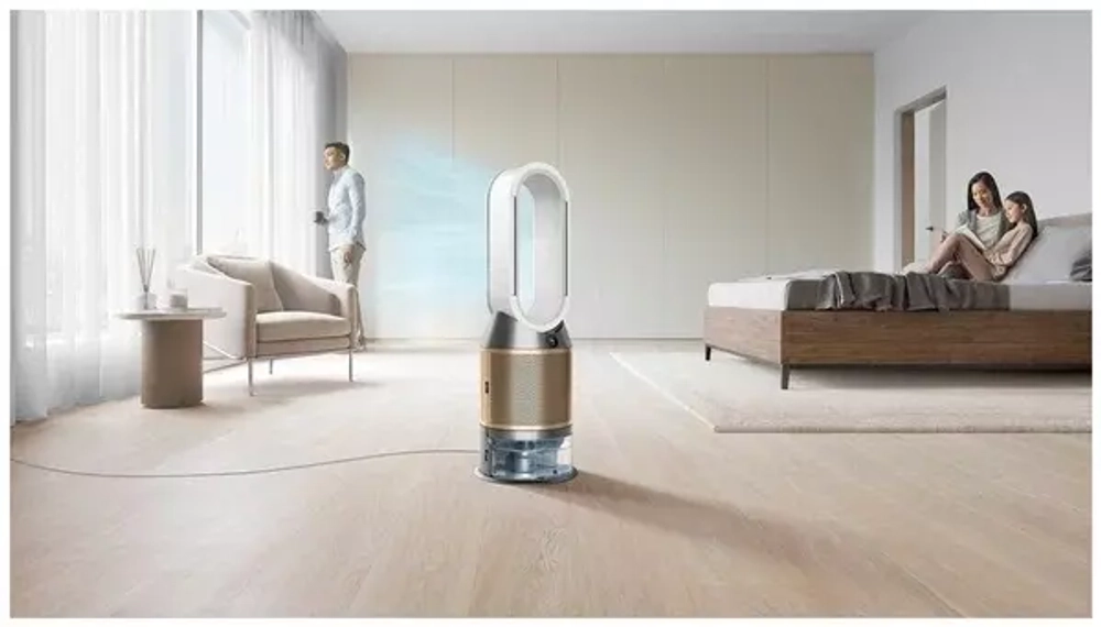 Мойка воздуха Dyson Purifier humidify+cool formaldehyde (PH04), белый/золотой