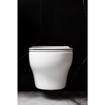 Унитаз подвесной Boheme FIORE 978-SET-W, белый глянец с крышкой-сиденьем с микролифтом