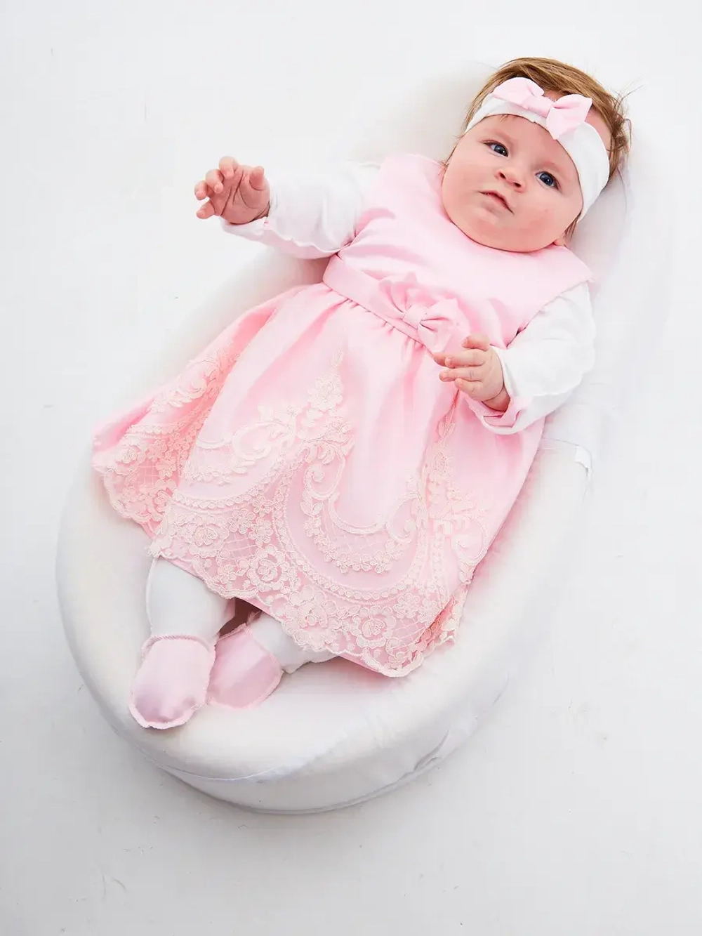 платье для новорожденной на выписку