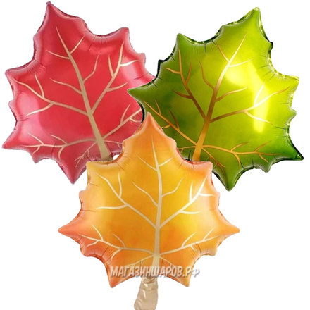 Шар Фигура "Лист кленовый"
