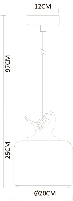 Подвесной светильник Arte Lamp PASSERO