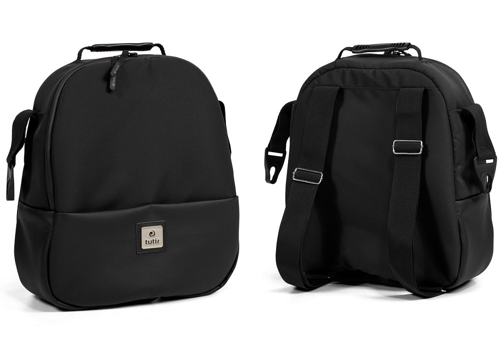 Детская коляска Tutis Viva 6 Plus Essential 4 в 1 с автокреслом Elo Lux EduSky Black и базой 1612070 Caviar