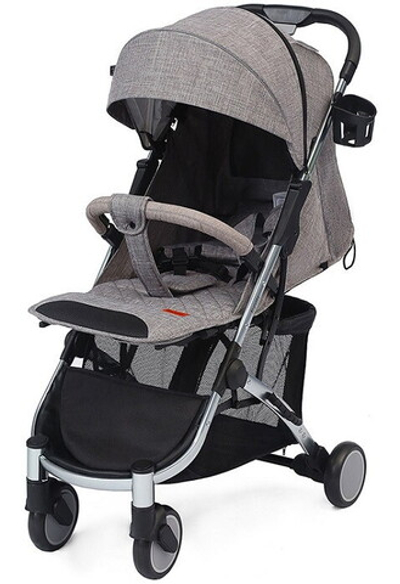 Детская прогулочная коляска Nuovita Snello Темно серый лен