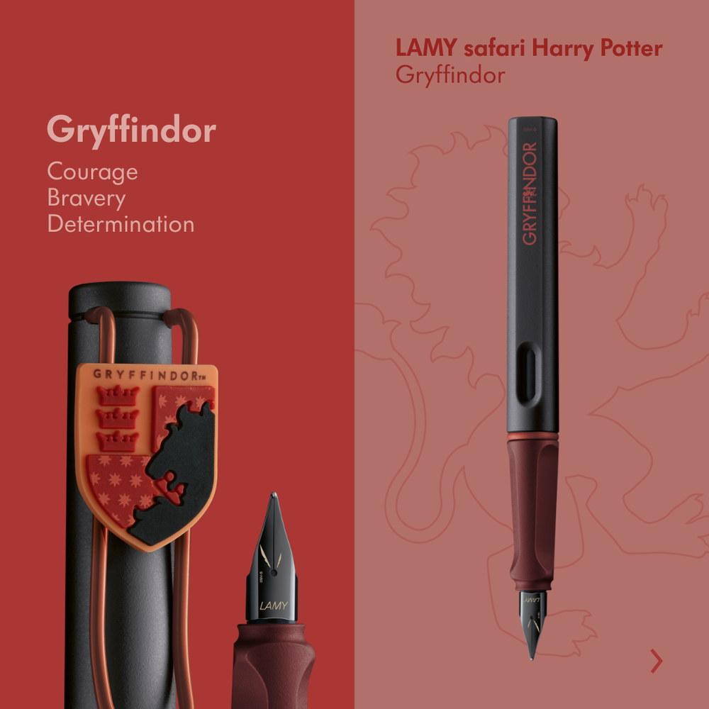 Ручка перьевая safari Gryffindor 0B3 FH с пером F (4040152) 7