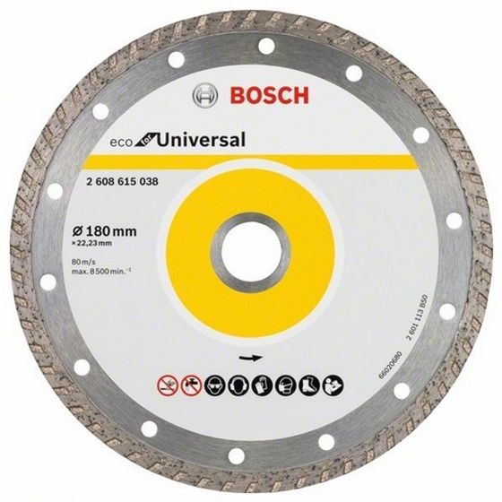 Алмазный диск ECO Universal Turbo 180х22,23 мм 2608615038