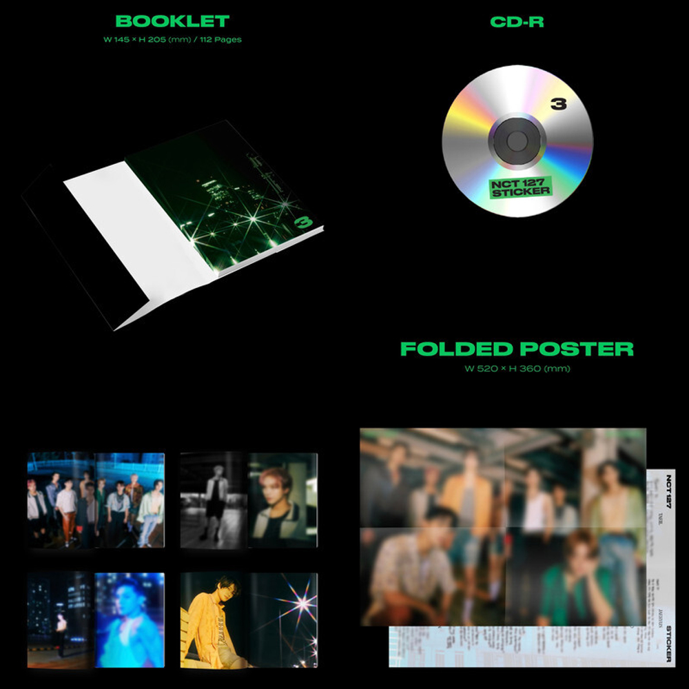 Альбом NCT 127 Sticker (Seoul City Ver.)