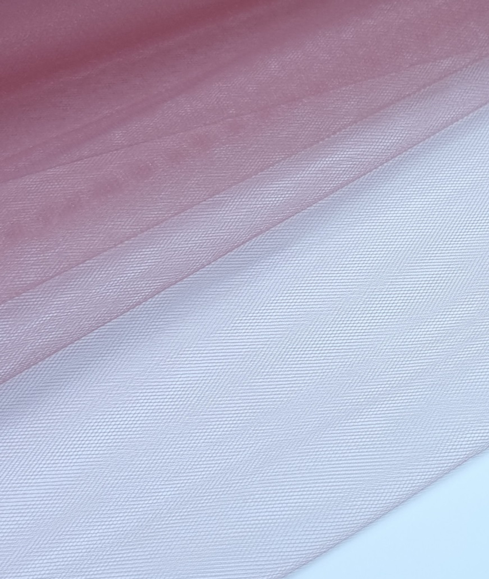 Фатин пыльная роза, SUPER SOFT TULLE C48
