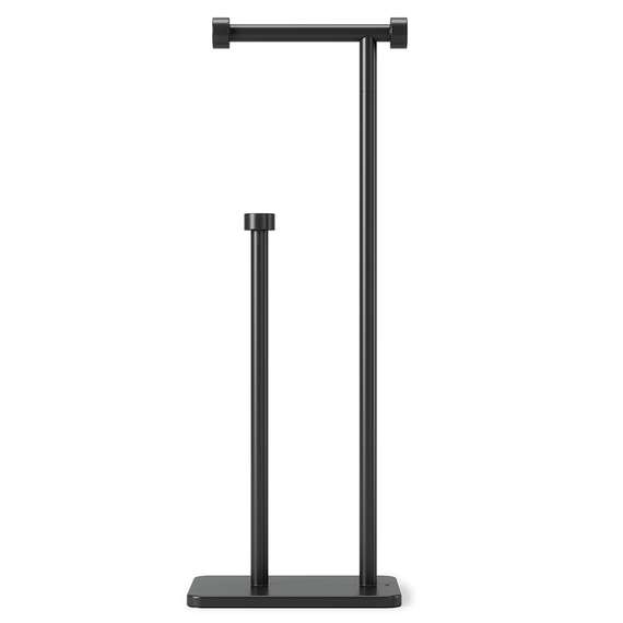 Держатель для туалетной бумаги cappa, 20х12х52 см, черный