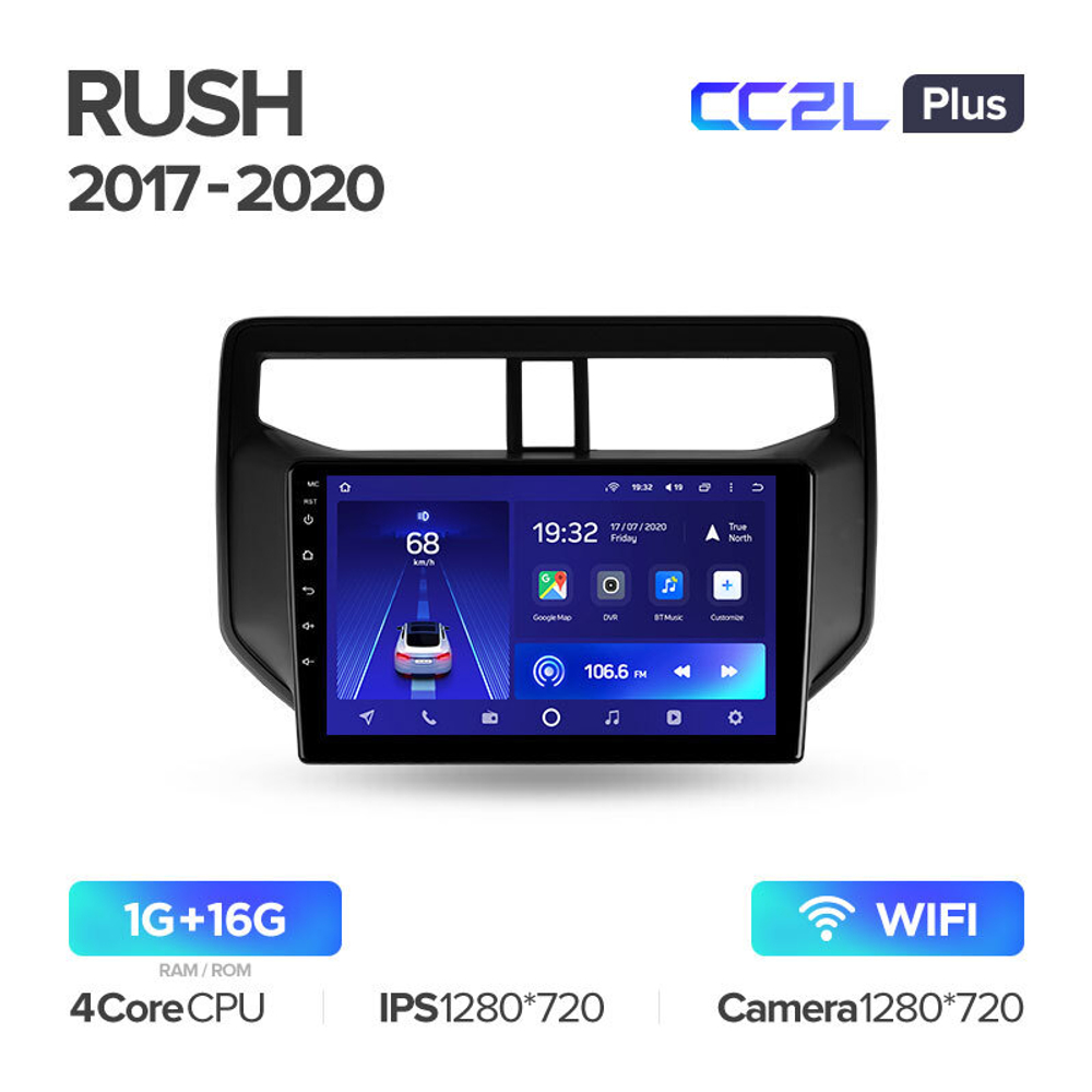 Teyes CC2L Plus 9" для Toyota Rush 2017-2020