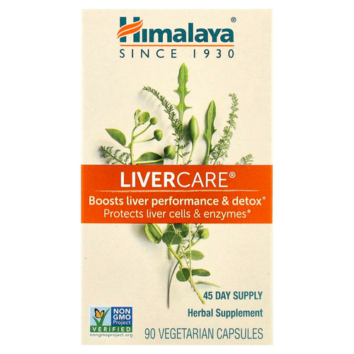 Himalaya, LiverCare®, 90 вегетарианских капсул