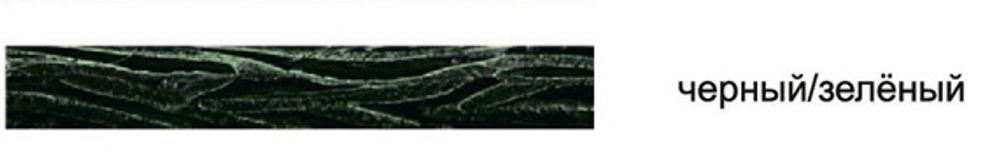 Штанга Шато ручная ковка сплошная литая d20 мм, цвет черный/зеленый (вес 2,4 кг/пог/м)