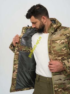 Тактическая зимняя куртка (Бушлат) с фольгой Мультикам