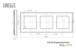Рамка Трехместная Сталь (Универсальный Монтаж) LIREGUS EPSILON