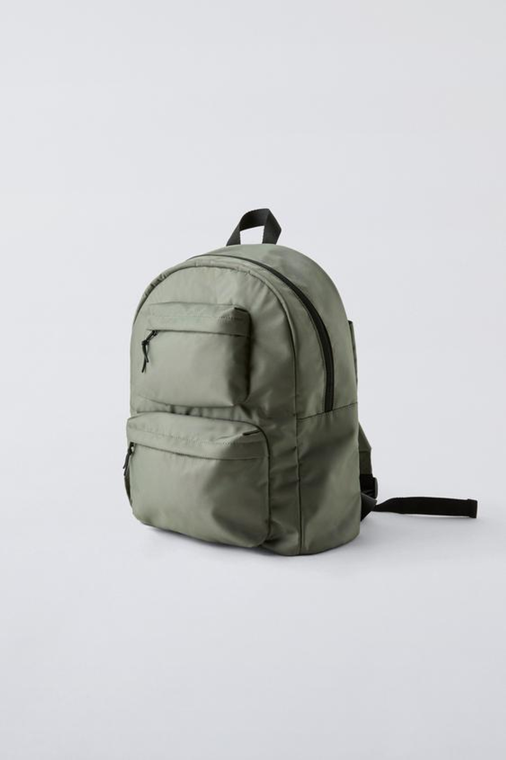 ZARA БАЗОВЫЙ РЮКЗАК, ЗЕЛЕНЫЙ ХАКИ