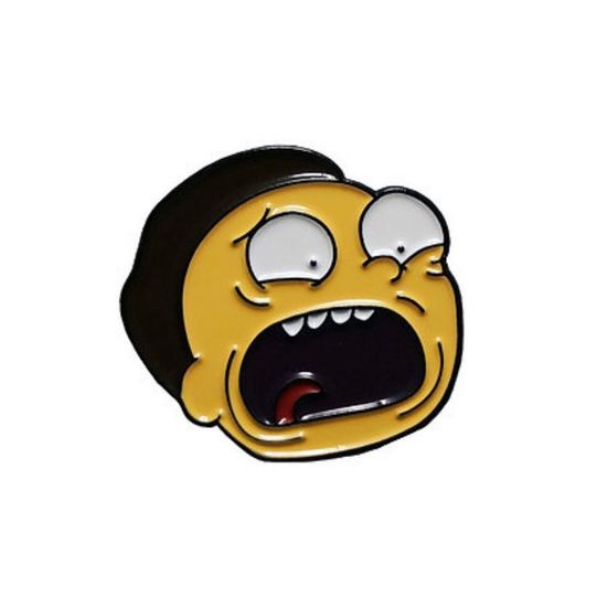 Значок металлический "Морти", 2,5x2,6 см